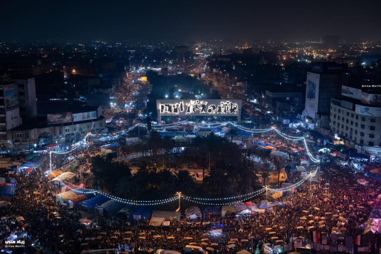 الضاري: ثورة 25 اكتوبر جعلت العالم أجمع يسمع لهتاف نريد وطن وساهمت بسلميتها وإصرار أبطالها على تغيير الواقع في العراق