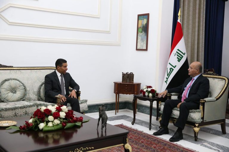 الضاري وبرهم صالح يؤكدان ضرورة تنسيق الجهود والعمل المشترك بين القوى السياسية للحفاظ على الوحدة الوطنية