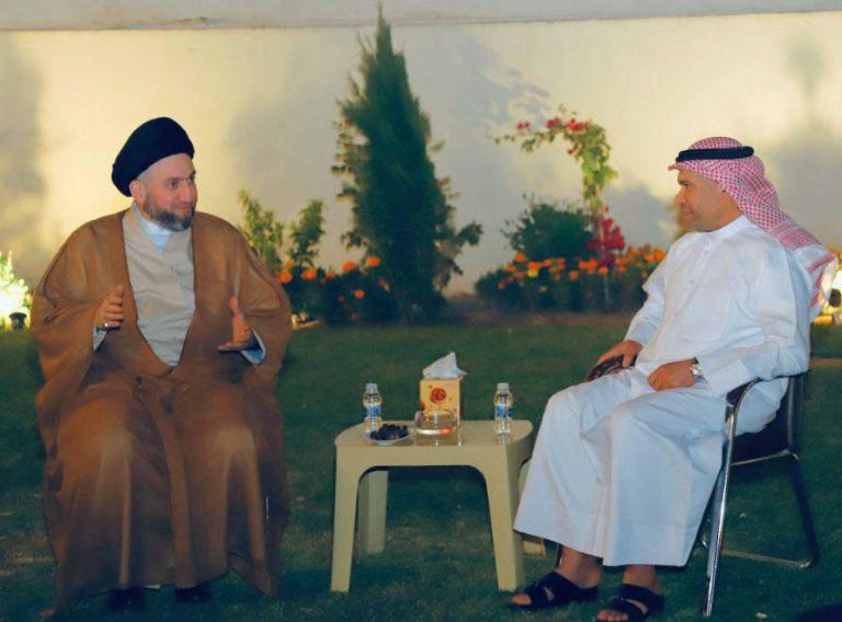 الشيخ جمال الضاري يستقبل السيد عمار الحكيم ويؤكد أهمية استمرار الحوارات بين جميع أطراف العملية السياسية