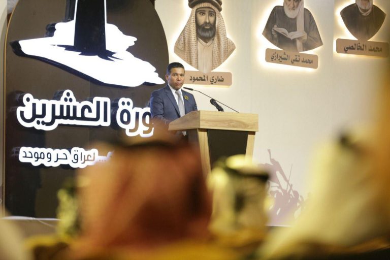 الضاري يفتتح مبنى خان ضاري ويؤكد ان العراق بأمس الحاجة لمعاني ثورة العشرين لبناء البلد على الأسس التي رسمها أجدادنا في تعزيز الوحدة الوطنية