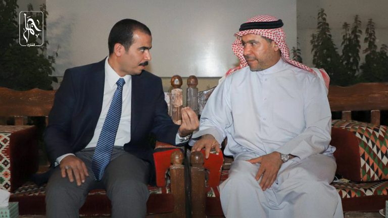 الضاري يستقبل السيد محمود القيسي النائب الأول لرئيس لجنة التربية النيابية